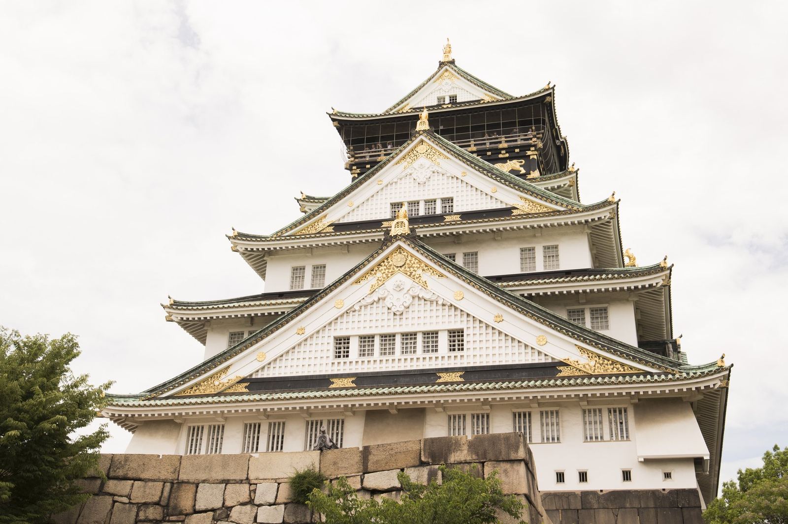 Osaka Castle.